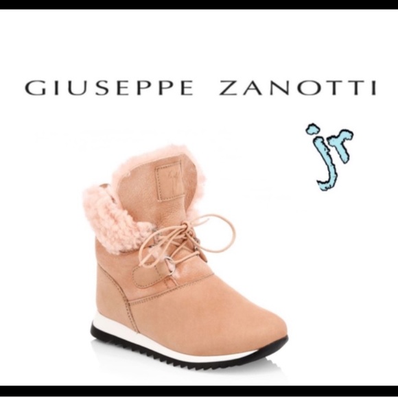 Giuseppe Zanotti Other - giuseppe zanotti jr NEW girls shearling boots